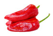 © enezselvi - Red pepper isolated on white background. Red pepper Clipping Path