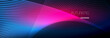 © antishock - Abstract neon glowing light in the dark with waves. Shiny magic energy and motion concept, vector abstract wallpaper background