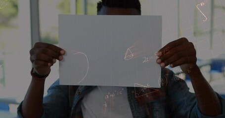 Poster - Animation of mathematical equations over schoolchildren learning