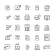 © yasnaten - E-learning icons set. Graduation, diploma, online school, good grades. Pixel perfect, editable stroke.
