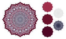 3d Layered Mandala SVG. Mandala Multilayer Cut File, Five Layers. Multilayer Elements For Paper Cutting Or Machine Cutting– 3d SVG Flowers