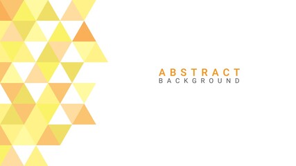 Aufkleber - Abstract geometric background with triangle shapes
