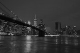Fototapeta Most - Brooklyn Bridge Defocused Day Night