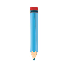 Sticker - blue pencil object