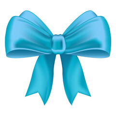 Blue vector bow