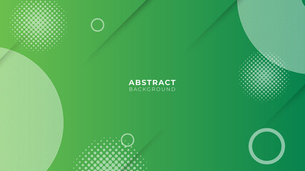 Abstract green geometric background. Modern background for business services, creative design solutions, design agency. Vector illustration concepts for website and mobile website development.