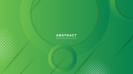 Abstract green geometric background. Modern background for business services, creative design solutions, design agency. Vector illustration concepts for website and mobile website development.