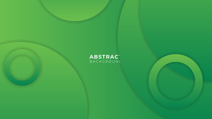 Abstract green geometric background. Modern background for business services, creative design solutions, design agency. Vector illustration concepts for website and mobile website development.