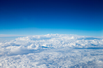 Wall Mural - clouds in the blue sky