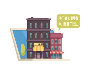 Sticker - Booking Cartoon Icon