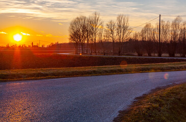 Canvas Print - Tramonto Veneto