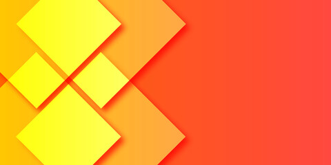 Poster - Abstract orange background with squares . 