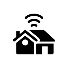 Poster - Home wireless control icon. Vector EPS file.