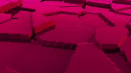 Poster - abstract stylized terrain modern 3d surface model, 3d rendering backdrop, computer generating backgr
