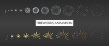 Firework Animation Transparent Set