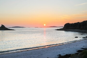 Poster - Sunset at St Marys, Isles of Scilly