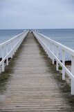 Fototapeta Morze - wooden pier on the sea