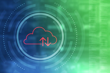 Poster - 2d rendering technology Cloud computing 
