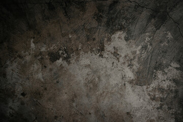 Texture of old gray concrete wall