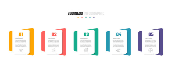 Wall Mural - business infographic vector design, information