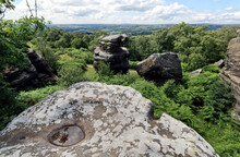 Viewpoint In Brimham Rocks, Yorkshire