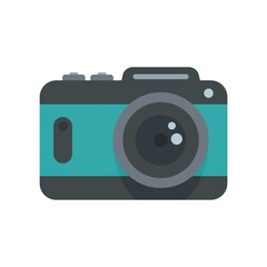 Poster - camera icon flat isolated vector