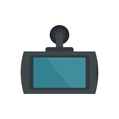 Poster - smart car dvr icon flat isolated vector