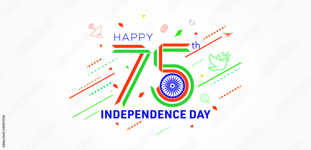 India celebrating 75 years of independence Day, 15 August freedom ...