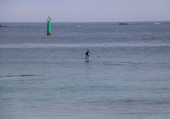 Poster - Flying electric surfing in the sea