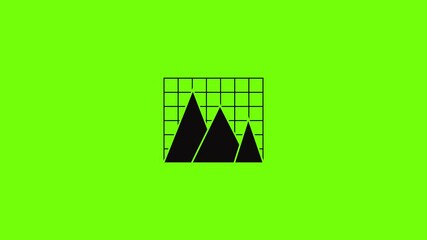 Poster - Business chart icon animation