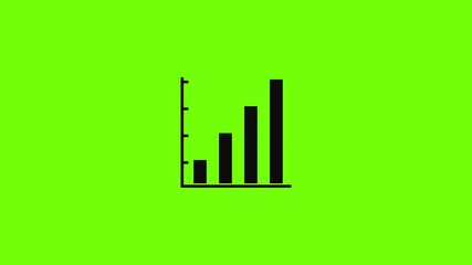 Poster - Finance chart icon animation