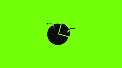 Poster - Pie chart icon animation
