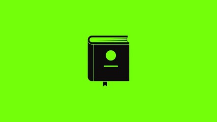 Poster - Book encyclopedia icon animation