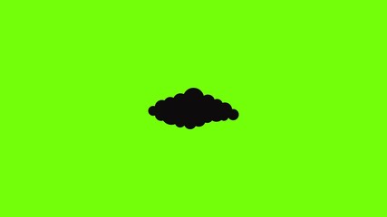 Poster - Fluffy cloud icon animation