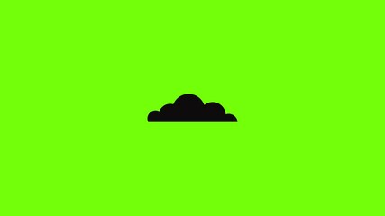 Poster - Cumulus cloud icon animation