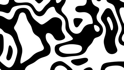 Abstract flowing smooth fractal waves background. Liquid, fluid backdrop