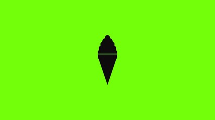 Poster - Ice cream icon animation