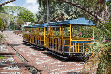 old train in the city