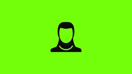 Poster - best woman user icon animation