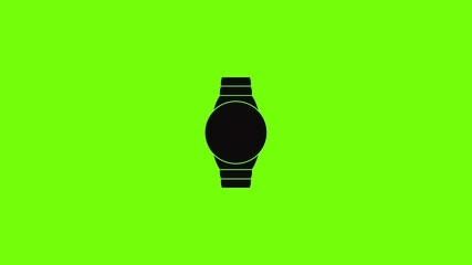 Poster - wristwatch man icon animation