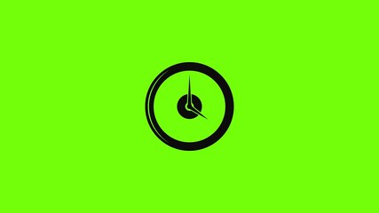 Poster - clock deadline icon animation