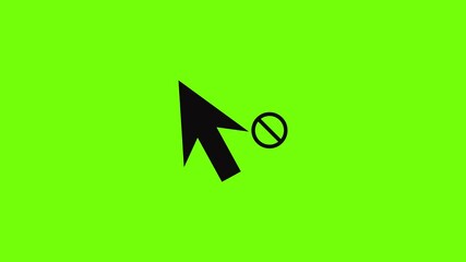 Poster - Cursor stop icon animation