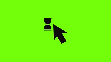 Poster - Cursor wait icon animation