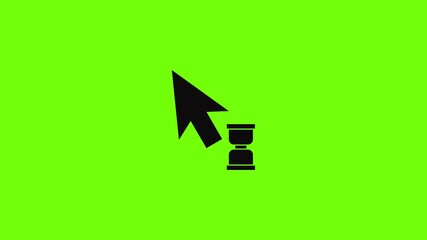 Poster - Cursor wait web icon animation
