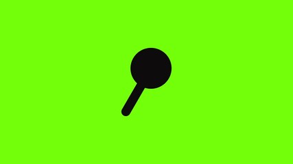 Poster - Cursor magnifier minus icon animation