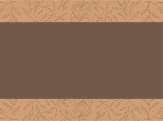 minimal background in pink brown gold pastel rustic boho flowers