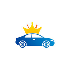 Wall Mural - Crown Car logo vector template, Creative Car logo design concepts