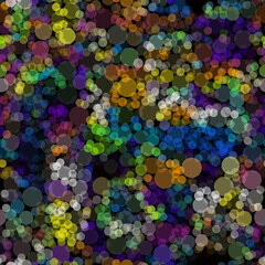 Poster - Vector seamless mosaic art pattern. Art background.