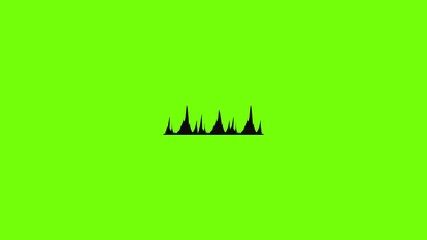 Poster - Equalizer technology icon animation