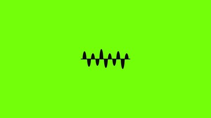 Poster - Equalizer play icon animation